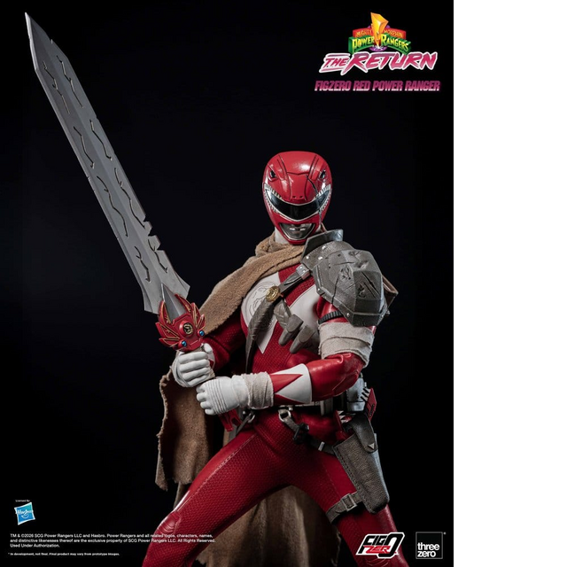 Mighty Morphin Power Rangers: The Return FigZero 1/6 Red Power Ranger 31cm