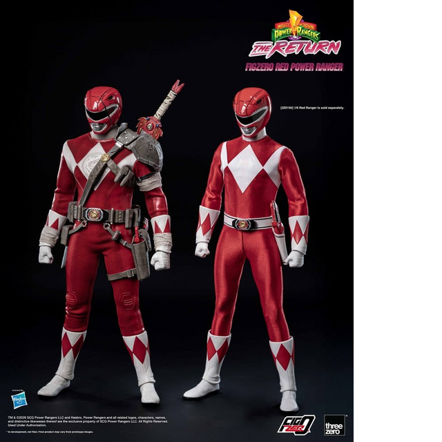 Mighty Morphin Power Rangers: The Return FigZero 1/6 Red Power Ranger 31cm