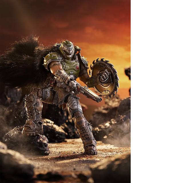 Doom: The Dark Ages Figma Action Figure Doom Slayer Deluxe 17cm