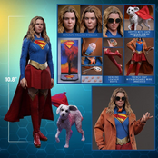 DC Comics Movie Masterpiece Supergirl & Krypto 28cm
