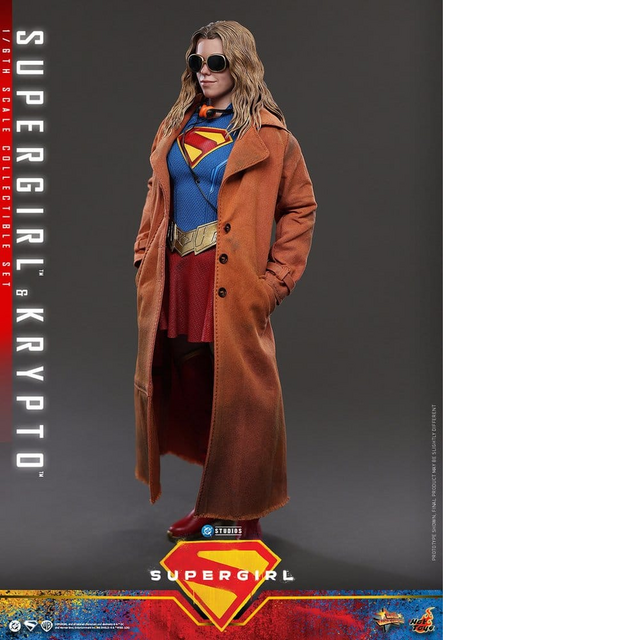 DC Comics Movie Masterpiece Supergirl & Krypto 28cm