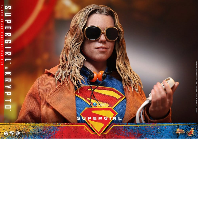 DC Comics Movie Masterpiece Supergirl & Krypto 28cm