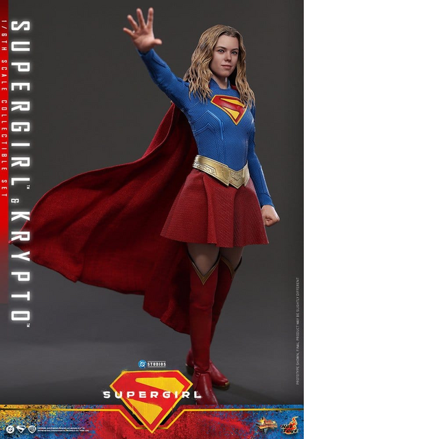 DC Comics Movie Masterpiece Supergirl & Krypto 28cm