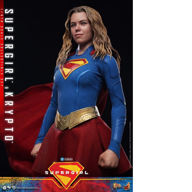 DC Comics Movie Masterpiece Supergirl & Krypto 28cm
