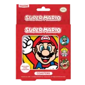 Super Mario Set of 4 Silicone Coasters