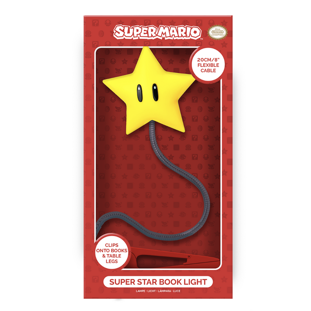 Super Mario Super Star Book Light 20cm