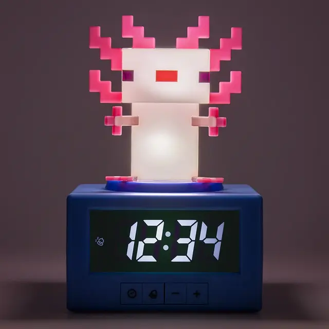 Minecraft Axoloti Icon Alarm Clock 12cm