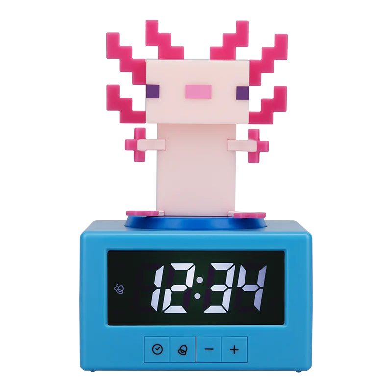 Paladone Minecraft Axoloti Icon Alarm Clock