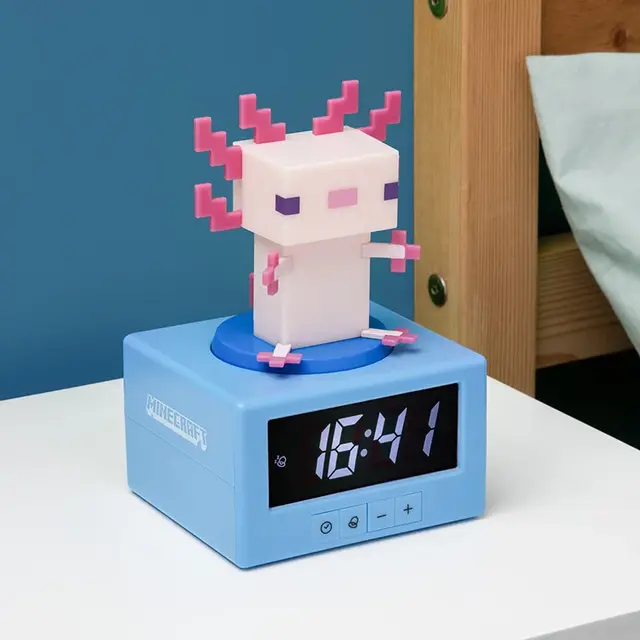 Minecraft Axoloti Icon Alarm Clock 12cm