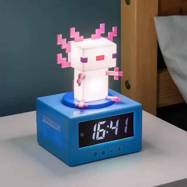 Minecraft Axoloti Icon Alarm Clock 12cm