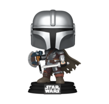 POP! Star Wars the Mandalorian & Grogu The Mandalorian Dual Wield #844 Bobblehead 9cm