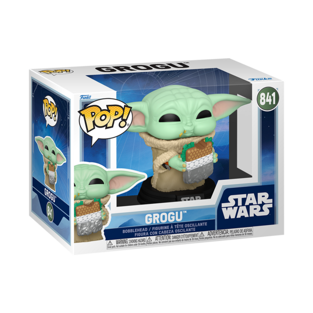 POP! Star Wars the Mandalorian & Grogu Bobblehead Grogu With Food 9cm