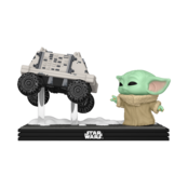 POP! Moments Star Wars the Mandalorian & Grogu Bobblehead Grogu with Polar Mouse Droid