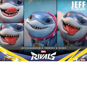 Marvel Rivals Videogame Masterpiece Series Jeff the Land Shark 11cm