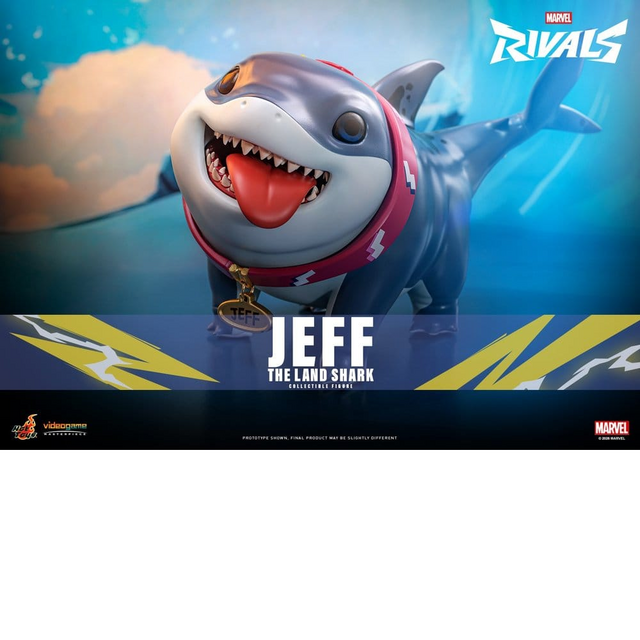 Marvel Rivals Videogame Masterpiece Series Jeff the Land Shark 11cm
