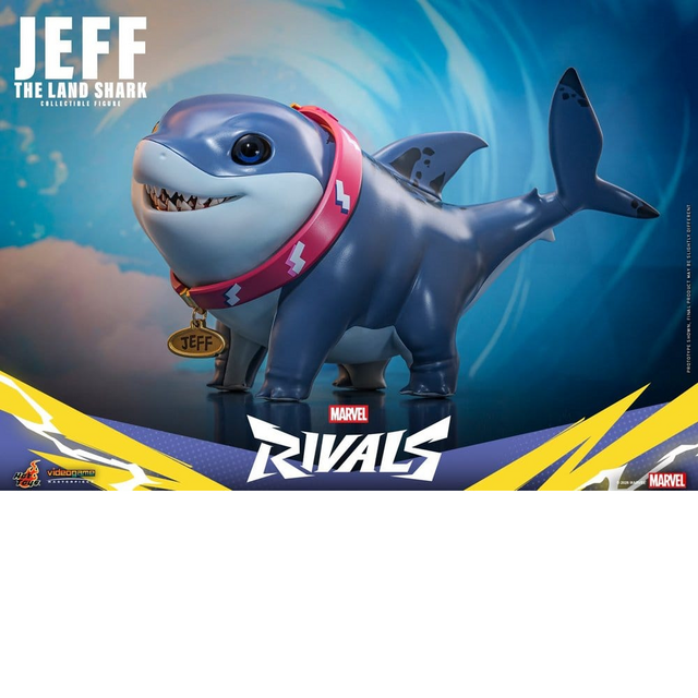 Marvel Rivals Videogame Masterpiece Series Jeff the Land Shark 11cm