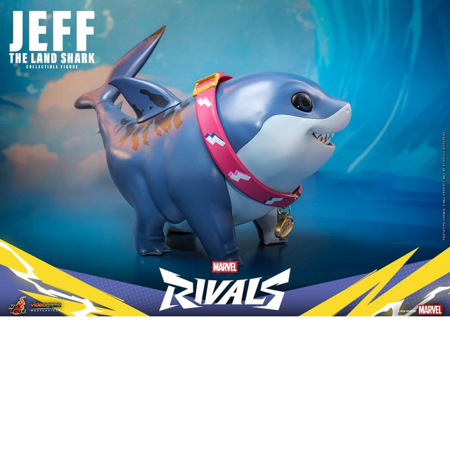 Marvel Rivals Videogame Masterpiece Series Jeff the Land Shark 11cm