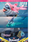 Marvel Rivals Videogame Masterpiece Series Jeff the Land Shark Deluxe Version 11cm