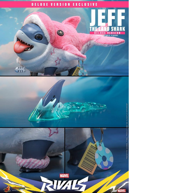 Marvel Rivals Videogame Masterpiece Series Jeff the Land Shark Deluxe Version 11cm