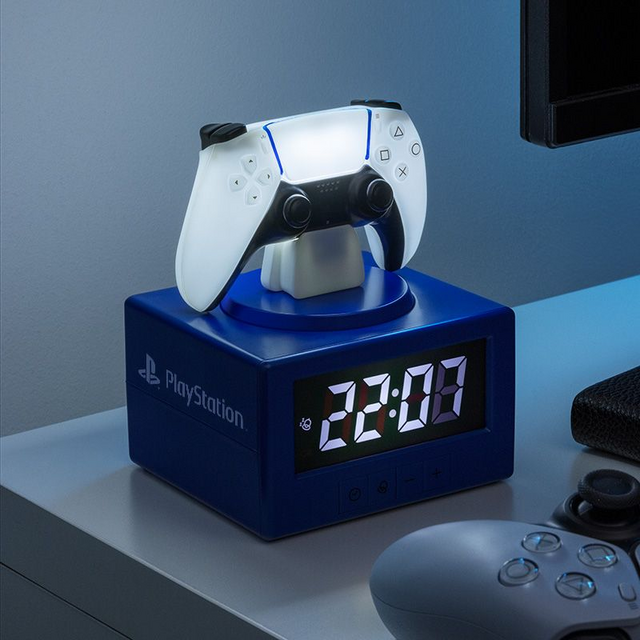Playstation Controller Icon Alarm Clock 13cm