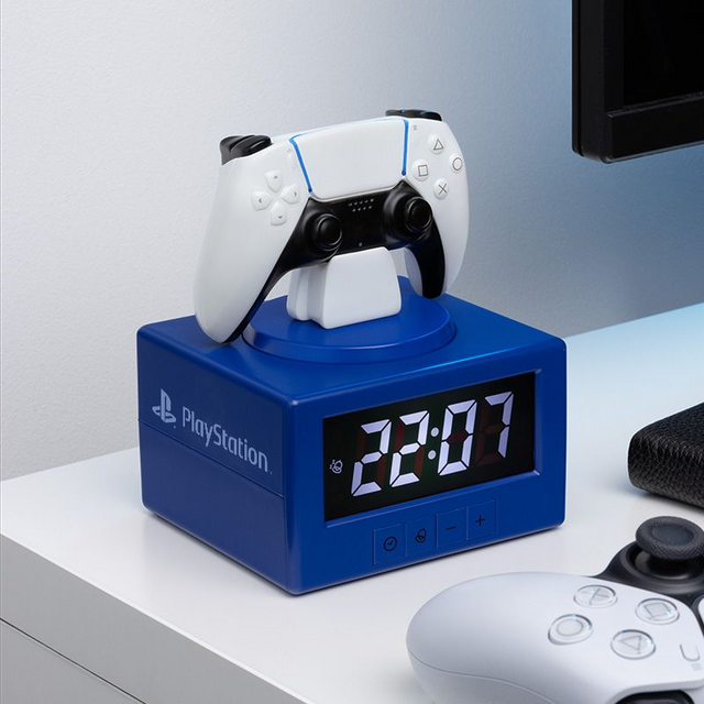 Playstation Controller Icon Alarm Clock 13cm