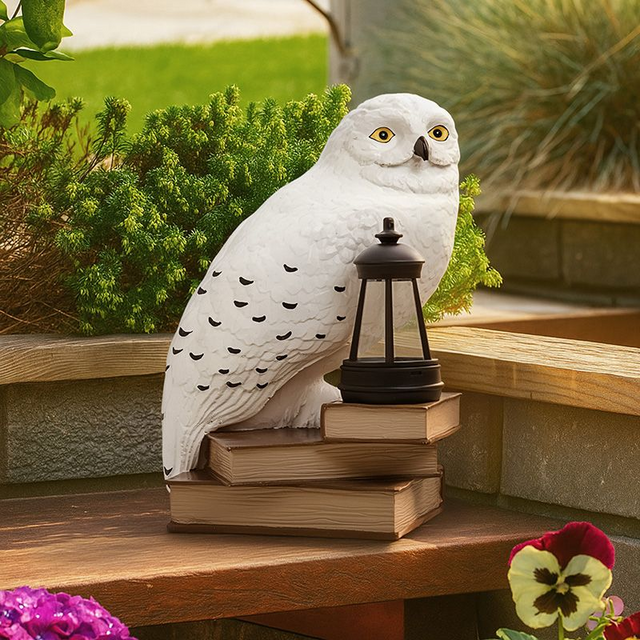 Harry Potter Hedwig LunaGlo Solar Light 26cm