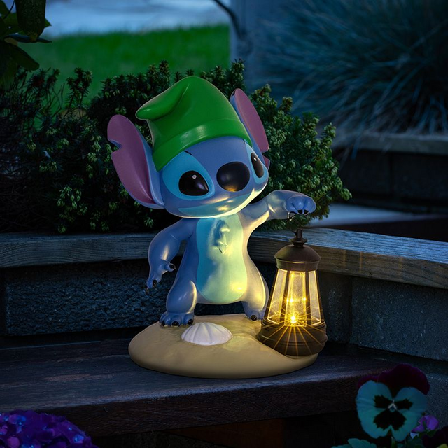 Stitch Gnome LunaGlo Solar Light 26cm