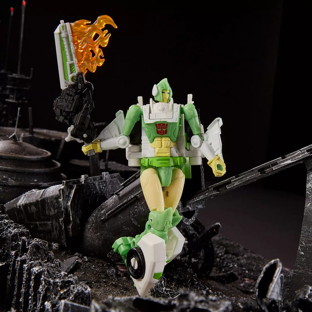 Transformers War for Cybertron: Siege Deluxe Class Autobot Greenlight & Dazzlestrike