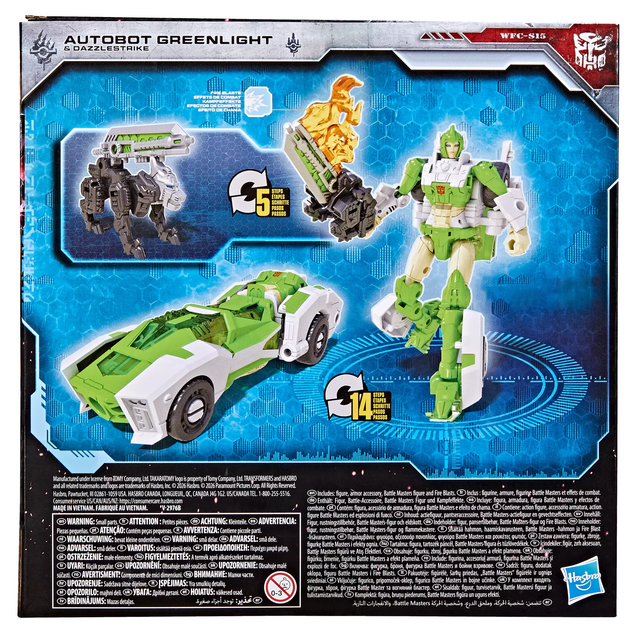 Transformers War for Cybertron: Siege Deluxe Class Autobot Greenlight & Dazzlestrike