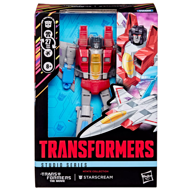 Transformers Studio Series MTMTE Collection The Transformers: The Movie Voyager Class Starscream Action Figure 17cm