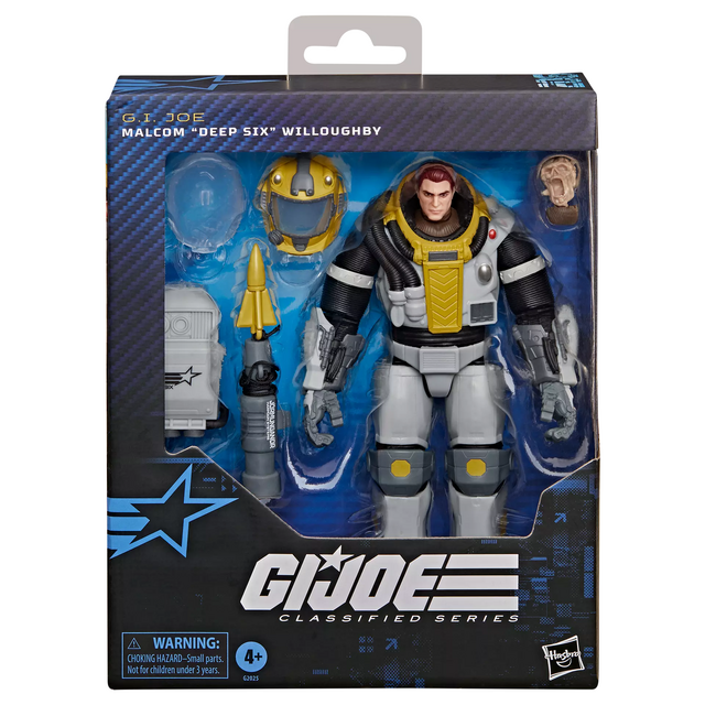 G.I. Joe Classified Series #206 Malcom "Deep Six" Willoughby Action Figure 15cm