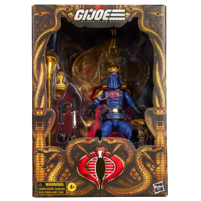 G.I. Joe Classified Series #221 Cobra Commander (Dress Uniform and Throne) Action Figure 15cm