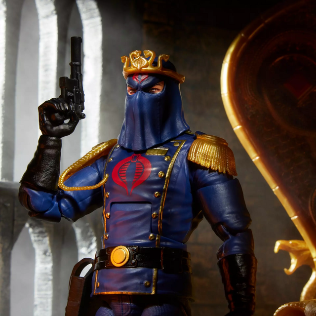 G.I. Joe Classified Series #221 Cobra Commander (Dress Uniform and Throne) Action Figure 15cm
