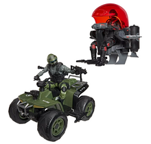 G.I. Joe Classified Series #218 Snake Eyes & Varmint ATV Vs. Stealth Viper & Cobra Stealth Flight Pod (Trubble Bubble)