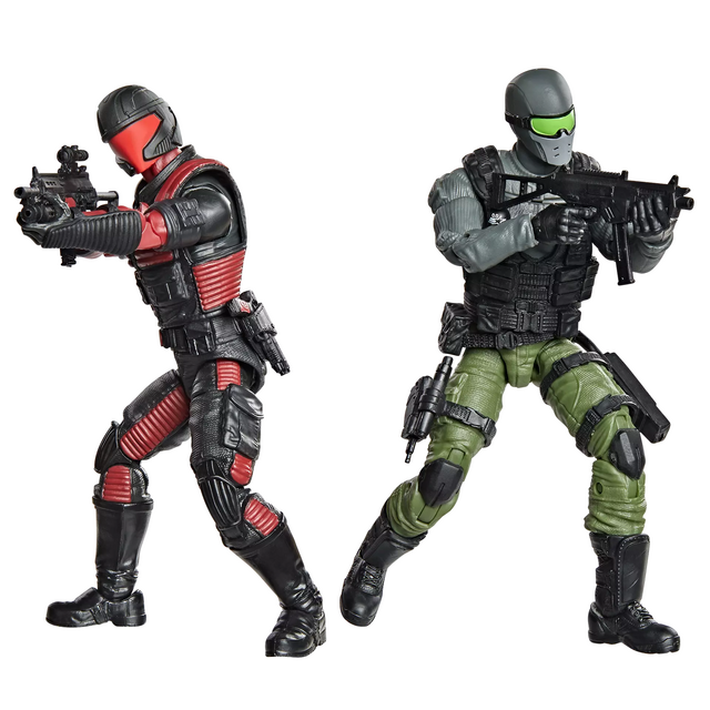 G.I. Joe Classified Series #218 Snake Eyes & Varmint ATV Vs. Stealth Viper & Cobra Stealth Flight Pod (Trubble Bubble)