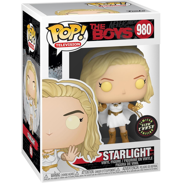POP! Television the Boys Starlight #980 Vinyl Figure + Chase 10cm