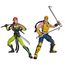 Hasbro G.I. Joe Classified Series #212 Ninja Force Scarlett and T'Jbang