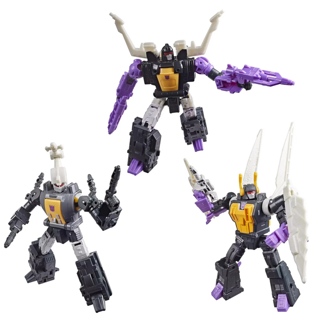 Transformers the Movie Insecticon Bombshell, Shrapnell & Kickback 3-Pack