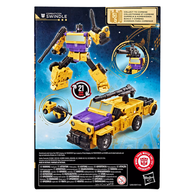 Transformers Age of the Primes Voyager Class Combaticon Swindle 16,5cm