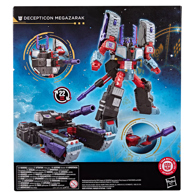 Transformers Age of the Primes Leader Class Megazarak Action Figure 19cm