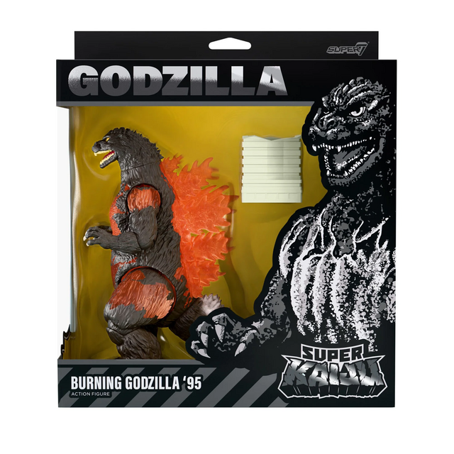 Godzilla Toho Super Kaiju Action Figure Wave 2 Burning Godzilla '95