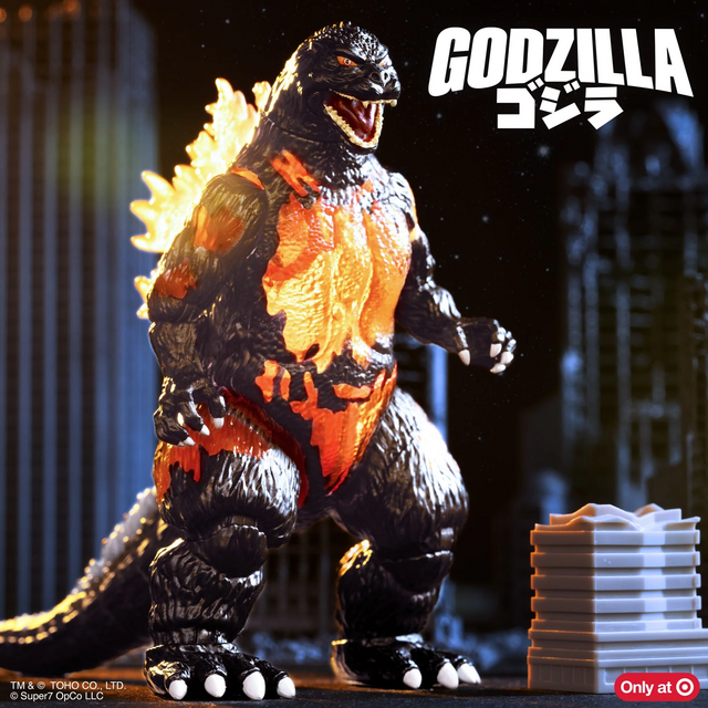 Godzilla Toho Super Kaiju Action Figure Wave 2 Burning Godzilla '95
