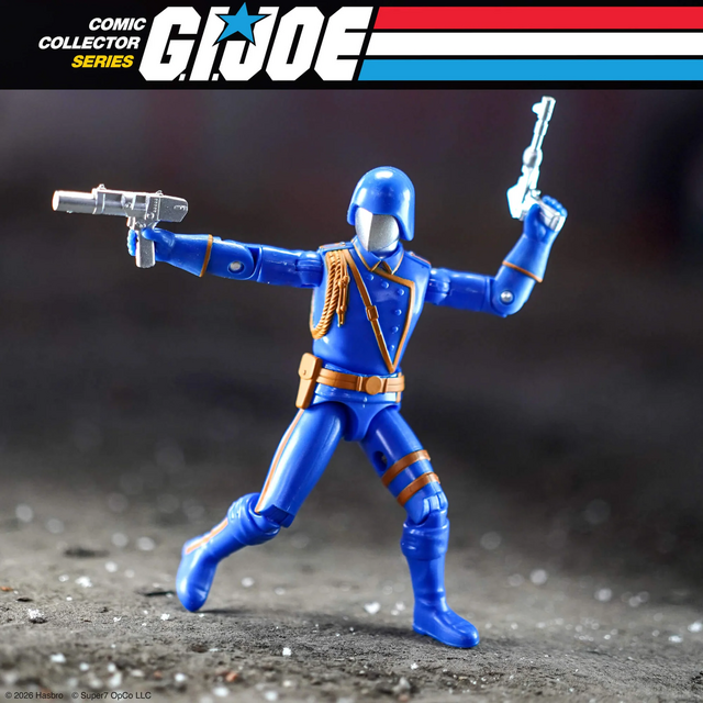 G.I. Joe ReAction+ Cobra Commander (Skybound Comic Box Series, Issue #1) Action Figure 10cm