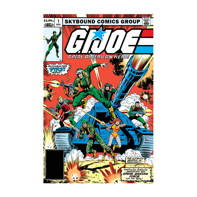 G.I. Joe ReAction+ Cobra Commander (Skybound Comic Box Series, Issue #1) Action Figure 10cm