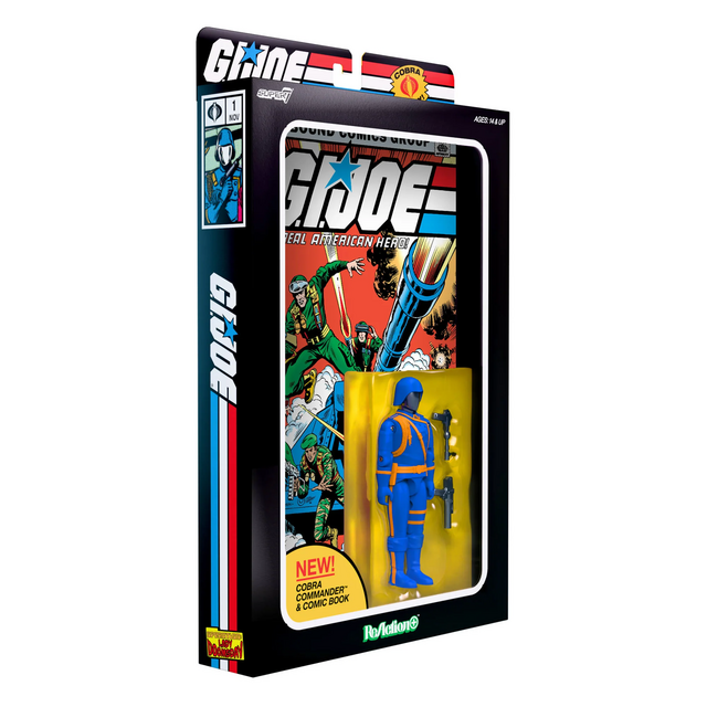 G.I. Joe ReAction+ Cobra Commander (Skybound Comic Box Series, Issue #1) Action Figure 10cm