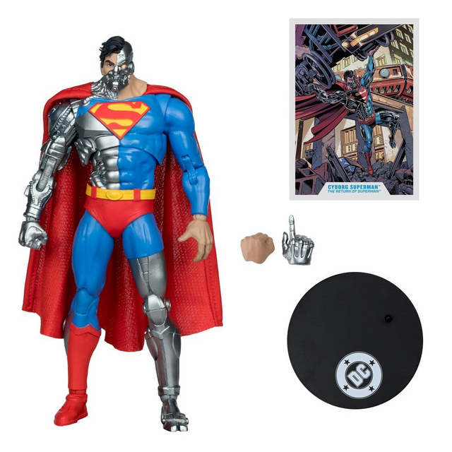McFarlane Vault Collection DC Multiverse Cyborg Superman (The Returns of Superman) Action Figure 18cm