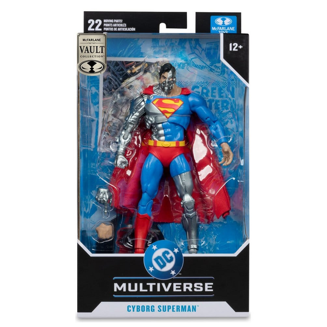 McFarlane Vault Collection DC Multiverse Cyborg Superman (The Returns of Superman) Action Figure 18cm