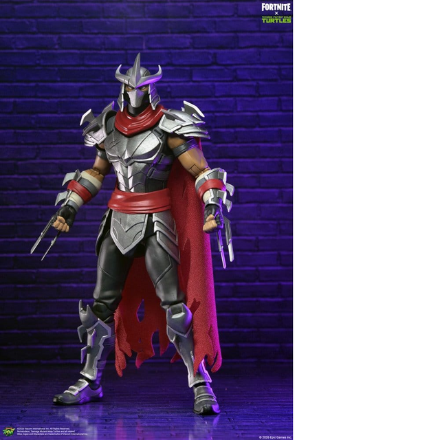 Teenage Mutant Ninja Turtles x Fortnite Shredder Action Figure 18cm
