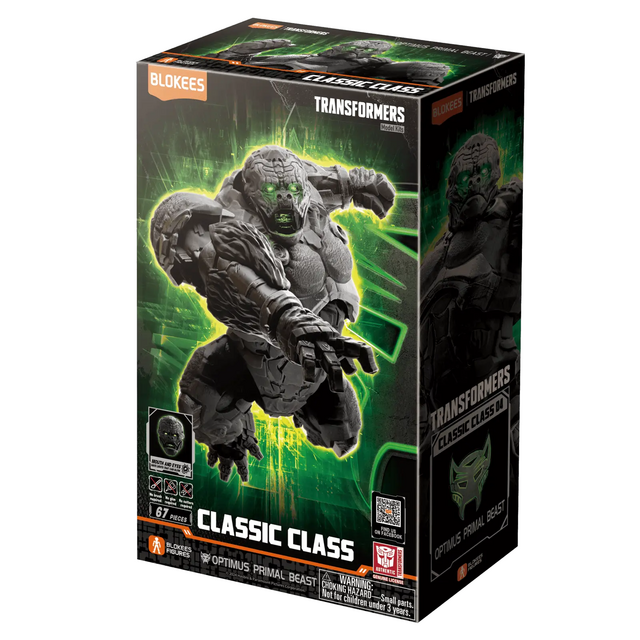 Transformers Classic Class 04 Optimus Primal Beast Plastic Model Kit 9cm