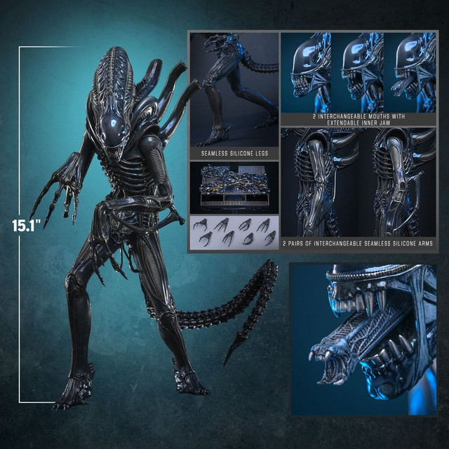 Alien Movie Masterpiece Action Figure 1/6 Alien Warrior 39cm